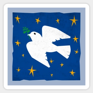 Peace Dove (Rough) Sticker